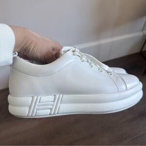 Hermes Women's Elegant White Sneakers